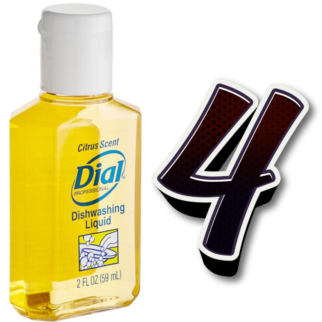 Dial Professional 2 oz. Citrus Scented Liquid Dish Soap – 4 Units DIA3295