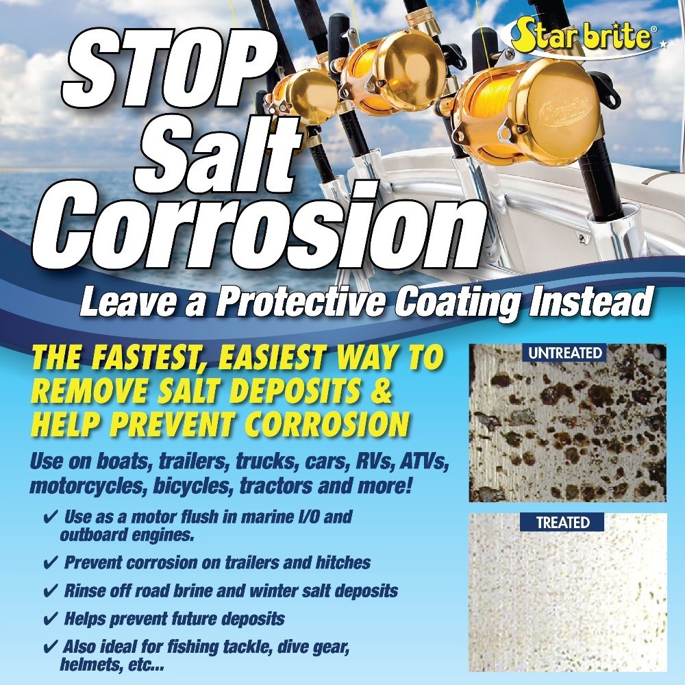 Water Resistant Biodegradable Salt Stain Remover 64 oz Liquid Cleaner