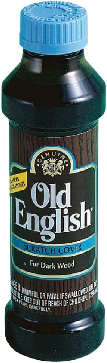 Old English 75144 Scratch Cover For Dark Woods, 8oz Bottle, Wood Polish