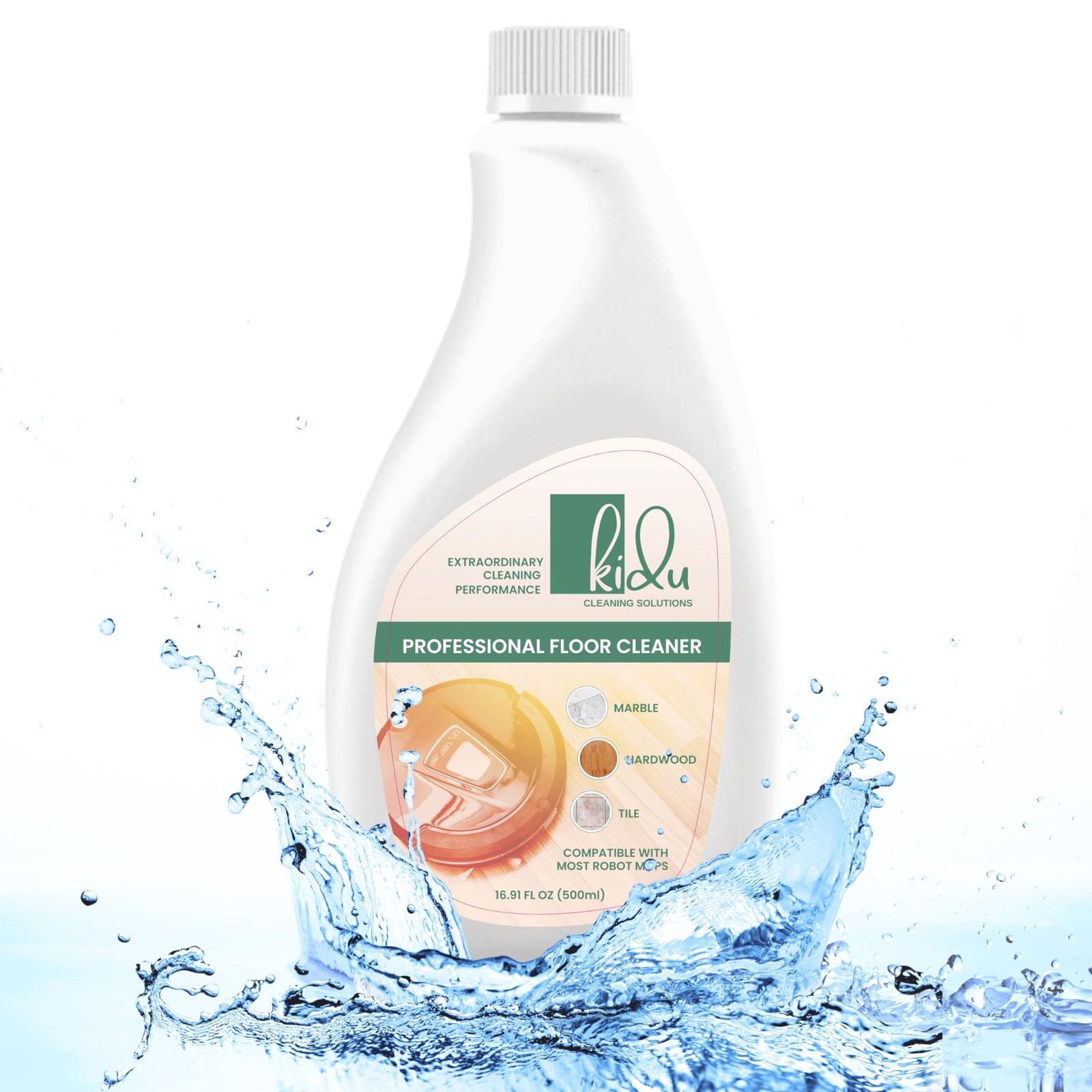 Multi-Surface Floor Cleaning Solution, 1:300 Dilution Ratio, Compatible with …