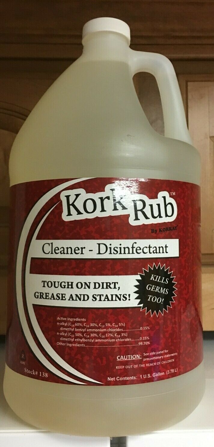 korkay kork rub 1-gallon cleaner & deodorizer
