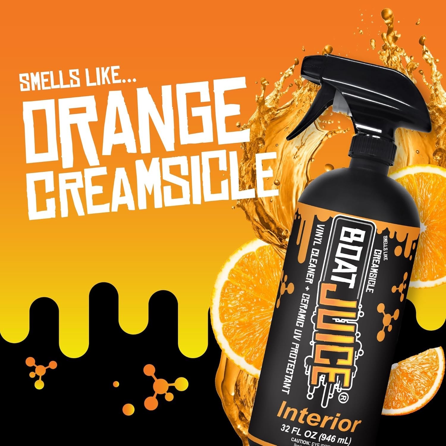 Boat Juice – Interior Cleaner with SiO2 Ceramic UV Protectant – Works Great on U