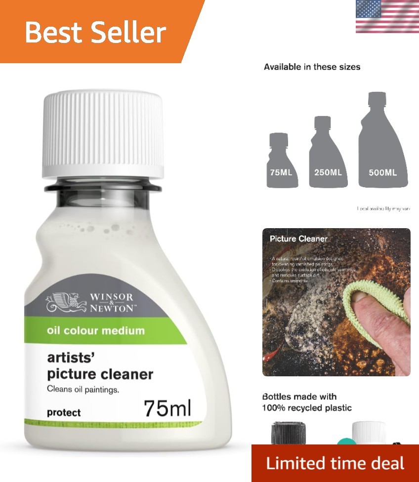 Natural Resin/Oil Emulsion Picture Cleaner 75ml for Pristine Artwork Care