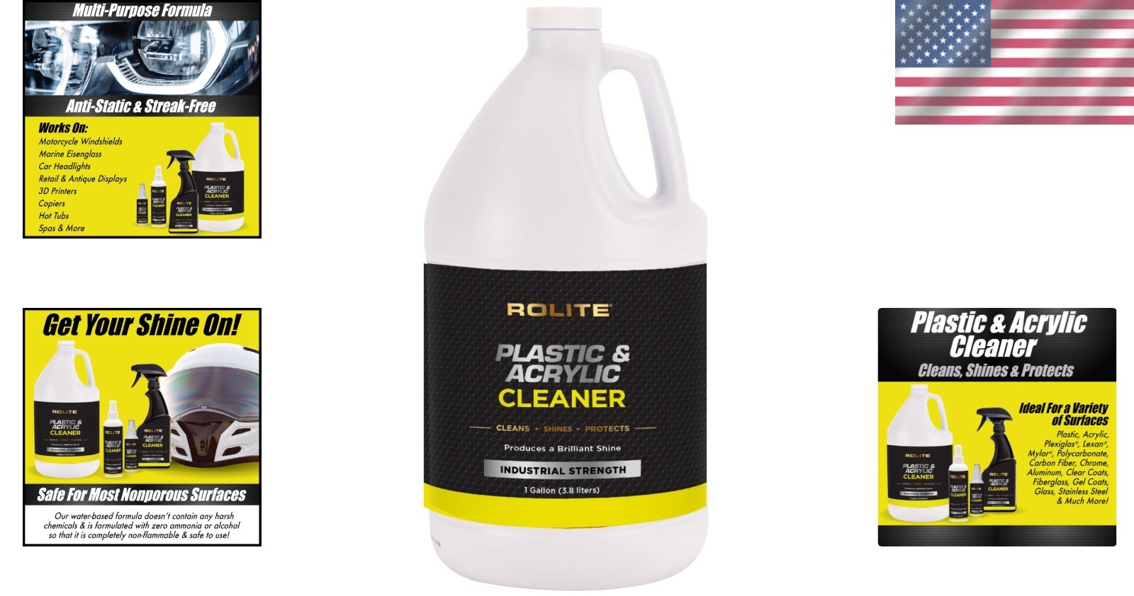 Refill Gallon: Plastic & Acrylic Cleaner Spray