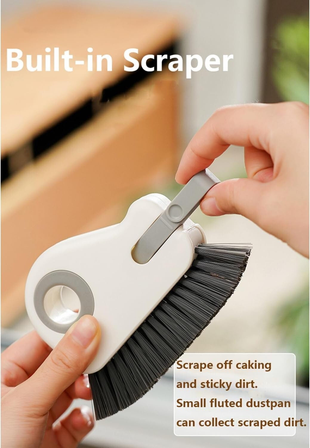 2-in-1 Cleaning Brush, Crevice Cavity Cleaning Multi-Functional Cleaning Tool