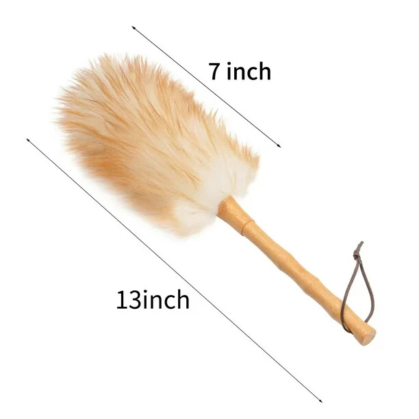 ARCLIBER Lambs Wool Duster Good Grip for Household Cleaning Ceiling Car, 13inch