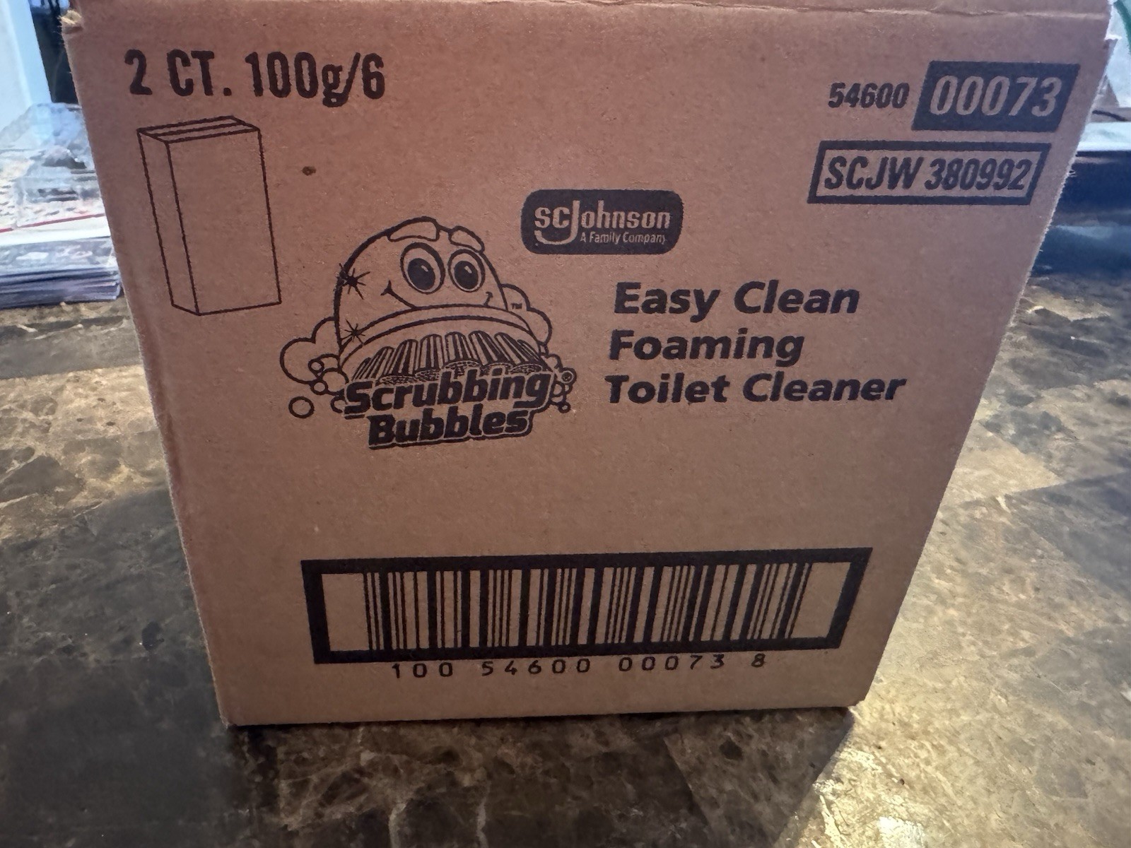 Easy Clean Foaming Toilet Bowl Cleaner, Easy Drop in Pouches FULL CASE! 6 Boxes.