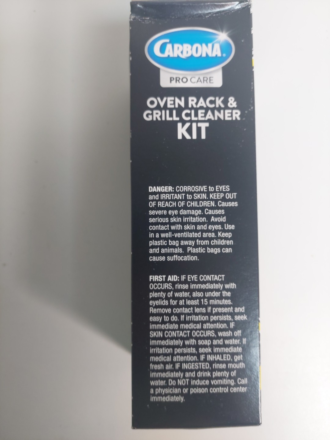 Carbona Pro Care Oven Rack and Grill Cleaner Kit 16.8oz 2-in-1 Easy 3-Step
