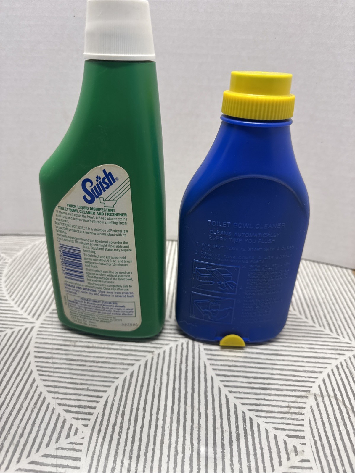 Bully Swish Toilet Bowl Cleaner 16 Oz & Mr John 12oz Movie Props Full Lot Of 2