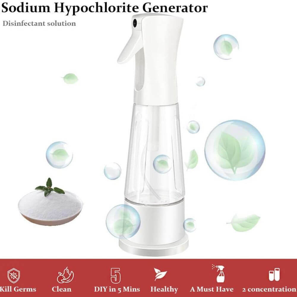 EZClean Multipurpose Disinfecting Electrolized Water (Sodium Hypochlorite) Maker