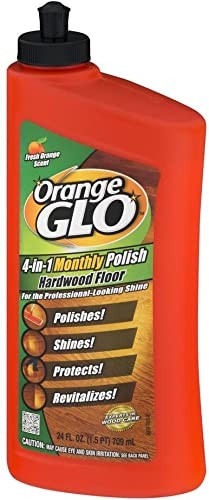 Orange Glo Hardwood Floor 4-in-1 One Easy Step Cleaner Fresh Orange Scent – 3PC