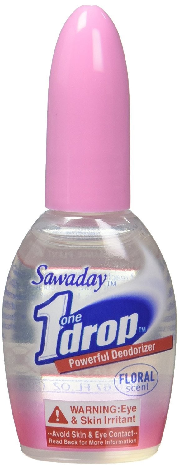 One-Drop Before-You-Go Toilet Drops – 0.67 Fl Oz – Floral Scent, Clear