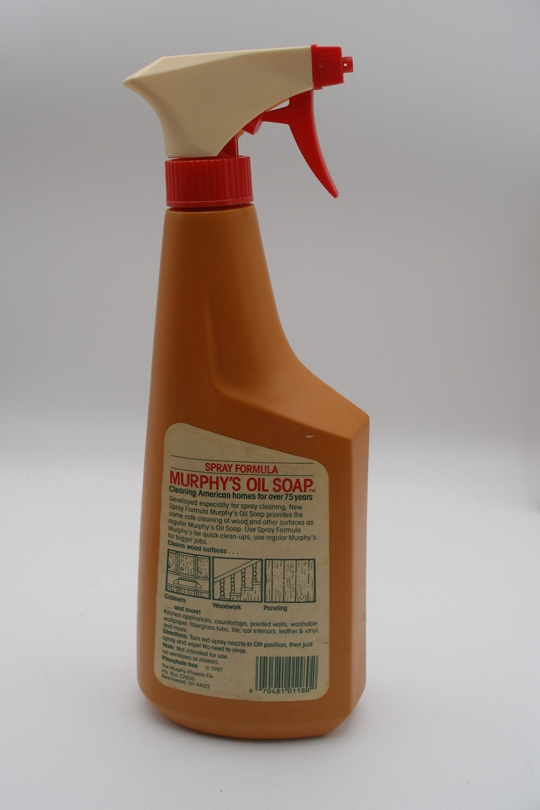 Vintage 1987 Murphy Oil Soap 22oz Spray Formula Wood Surfaces New Old Stock