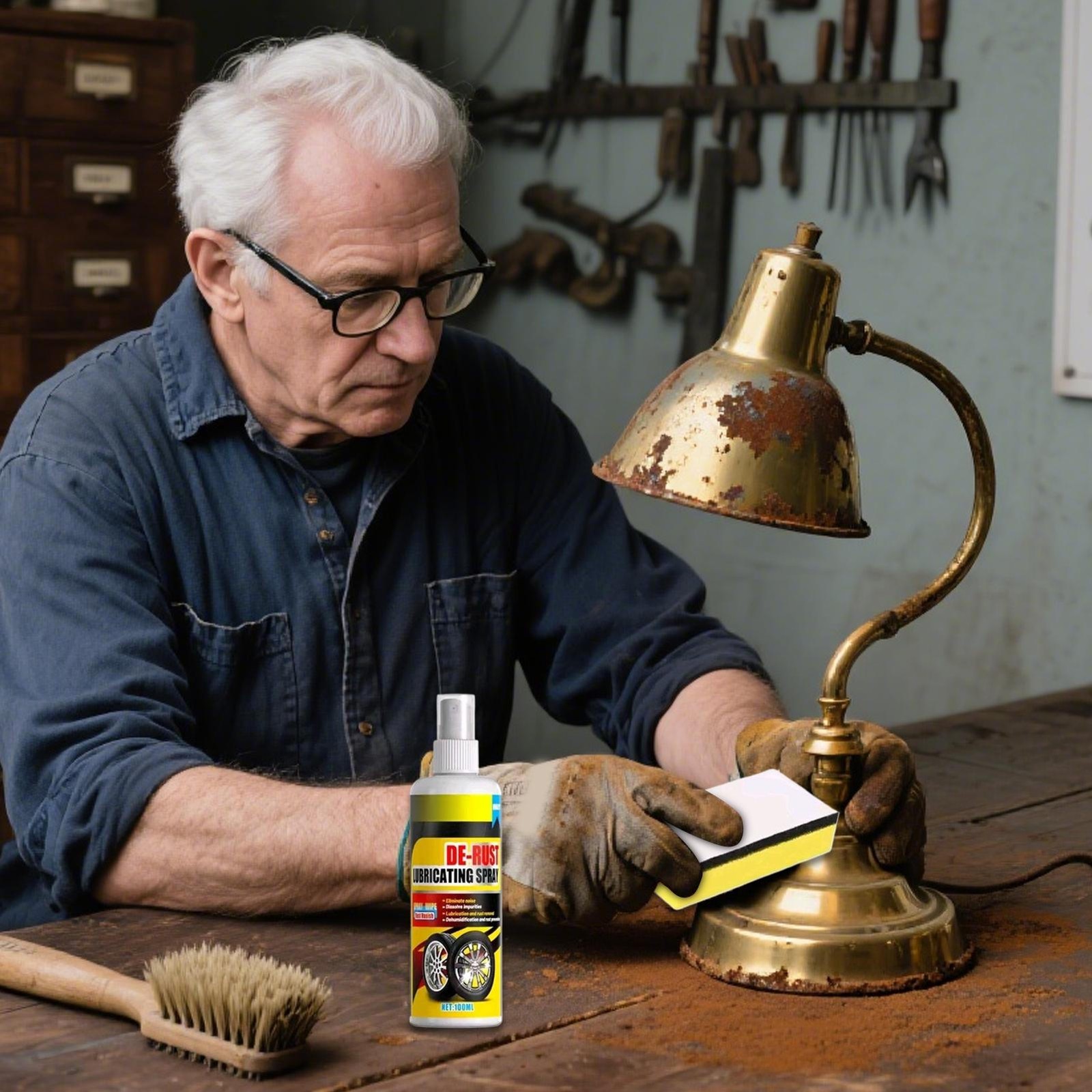 100ml Multifunctional Metal Rust Remover Mist Stain Cleaning for Metal Surface