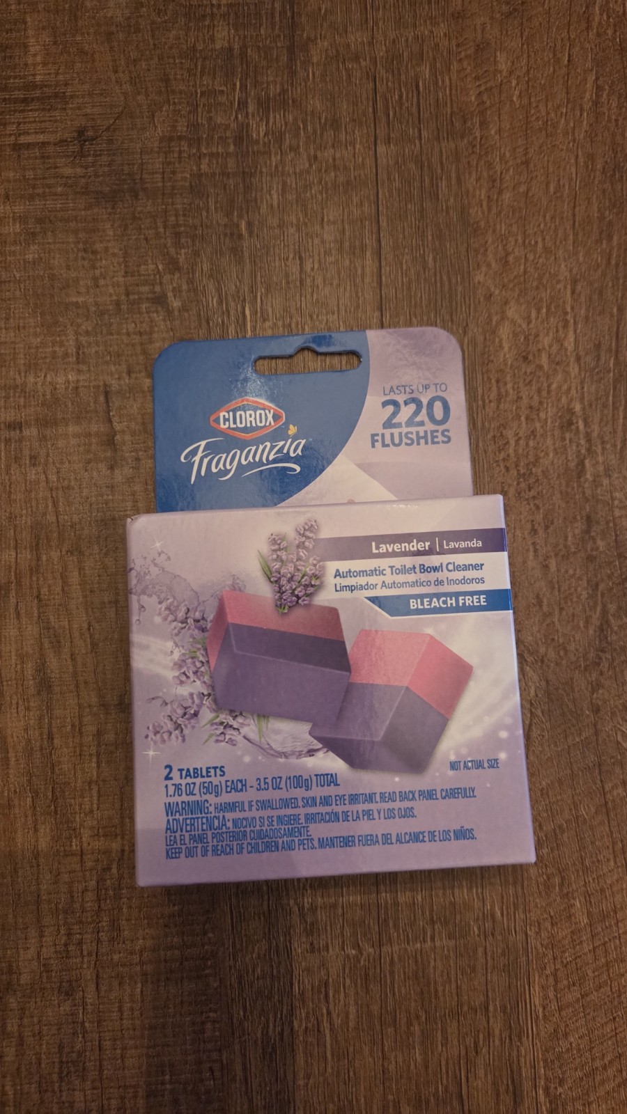 Clorox Fraganzia Bleach-Free Toilet Bowl Cleaner Tablets, Lavender Scent