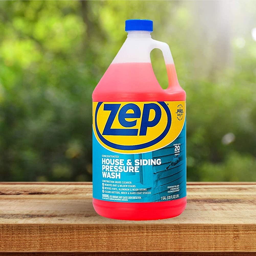 ZEP INC 128OZ House/Siding Wash 128 Fl Oz (Pack of 1), red