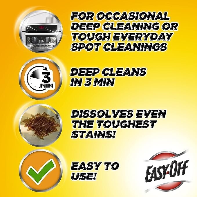 Easy-Off Heavy Duty Oven Cleaner Regular Scent 14.5 oz Can