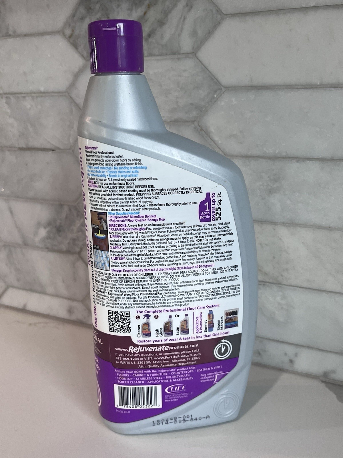 Rejuvenate Professional Wood Restorer High gloss Floor Polish 32 Fluid ounce