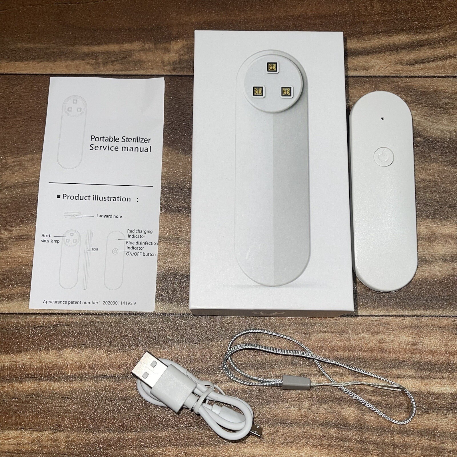 Portable LED Disinfection Lamp Germicidal Sterilizer Pro Wand Light NEW