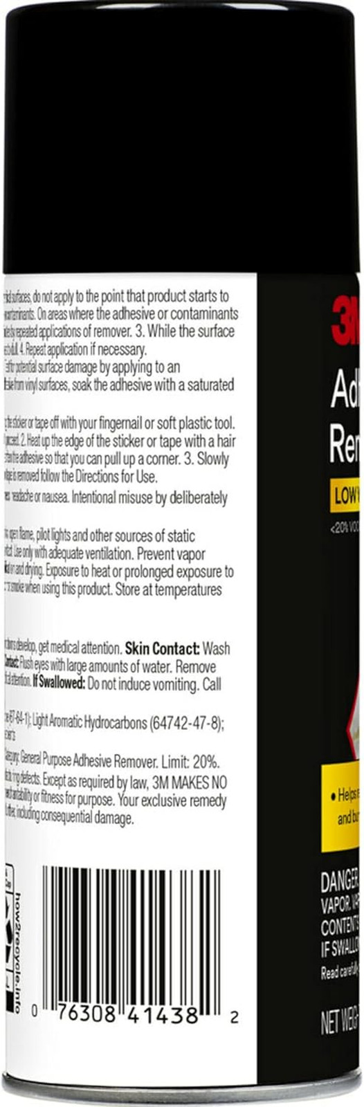 3M Adhesive Remover, 12 Oz., Quickly Remove Adhesive, Attachment Tape, Tar, Wax