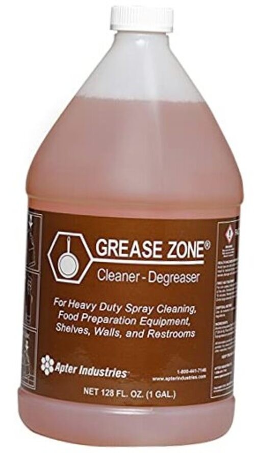 Grease Zone Food Safe Degreaser & All-Purpose Cleaner – 128 Fl Oz (Pack of 1)