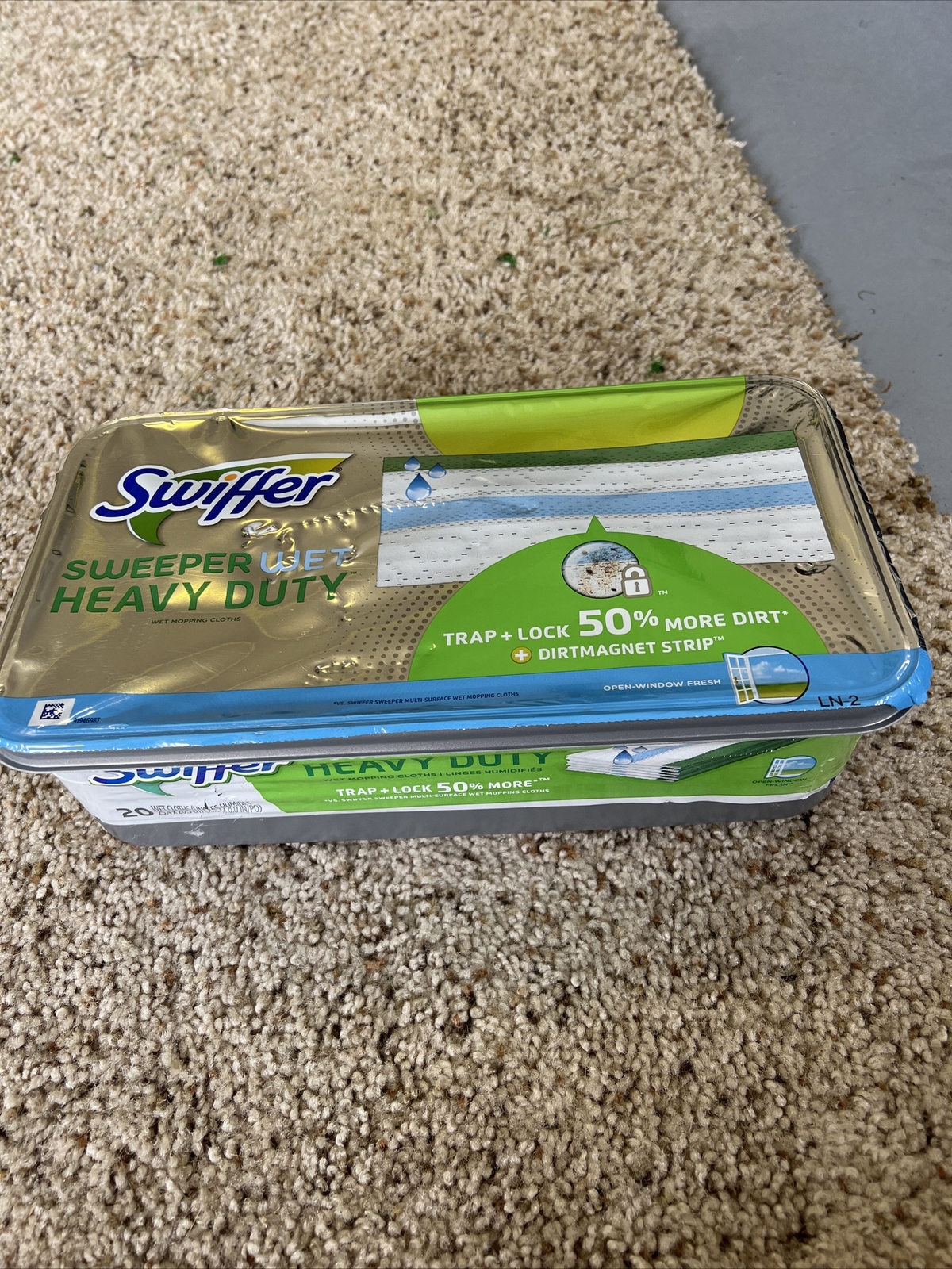 Swiffer Sweeper Heavy Duty Wet Pad Refills, Open Window Fresh,20 Ct