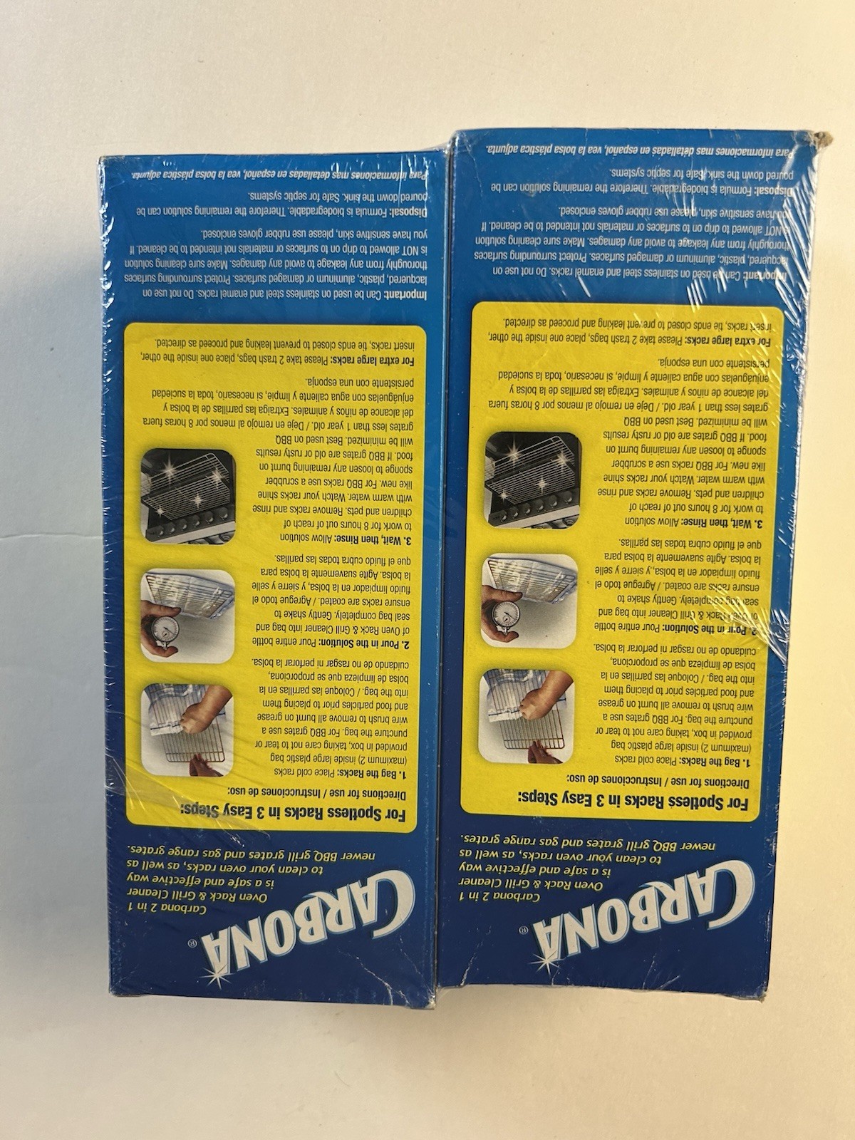 2 Carbona Pro Care Oven Rack and Grill Cleaner Kit 16.8OZ New Sealed