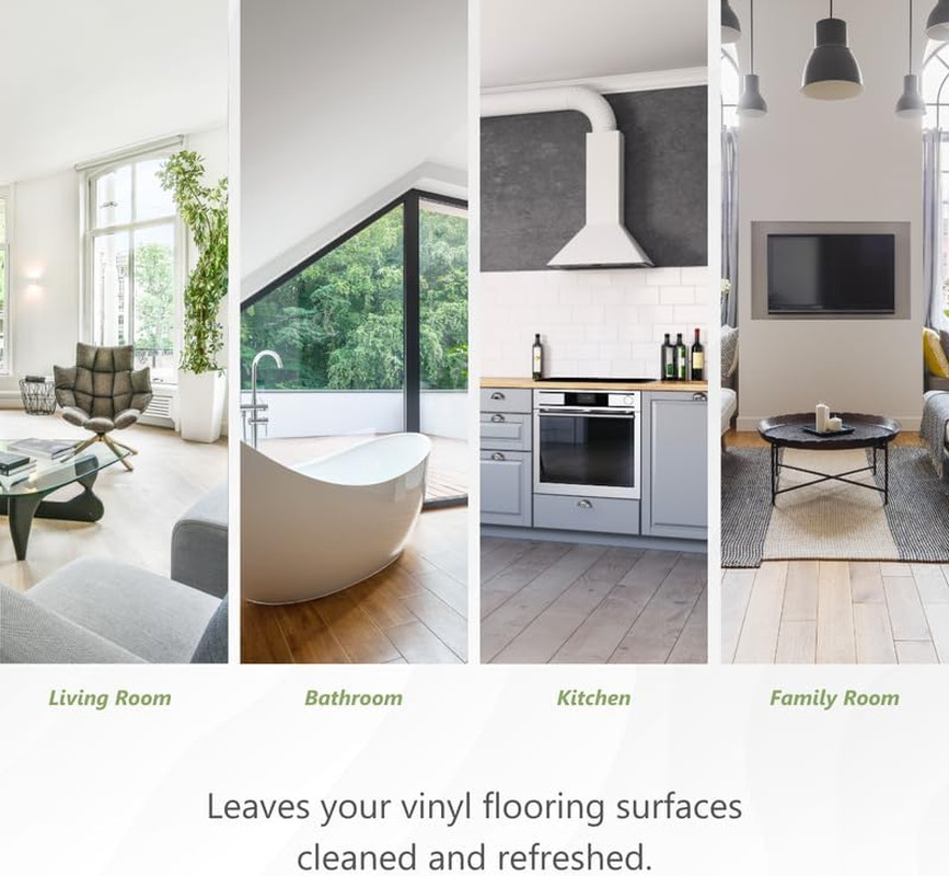 Luxury Vinyl Floor Cleaner – Water-Based Surface Care Concentrate – for Kitchen