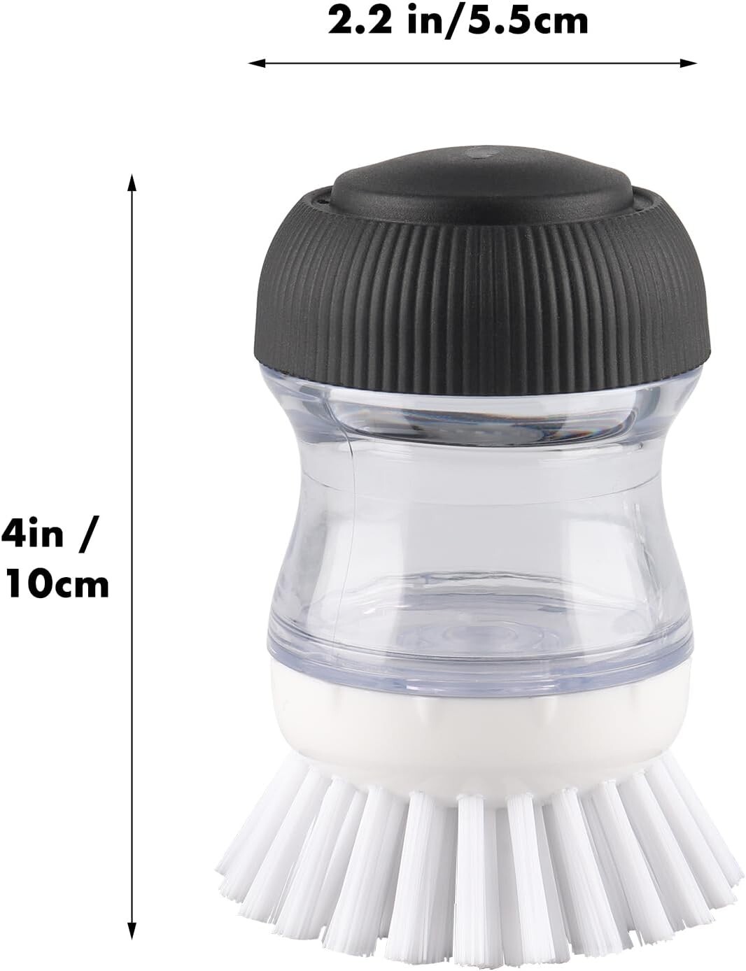 Dish Scrub Brush with Soap Dispenser Kitchen Brush for Dish Pot Pan Sink Cleanin