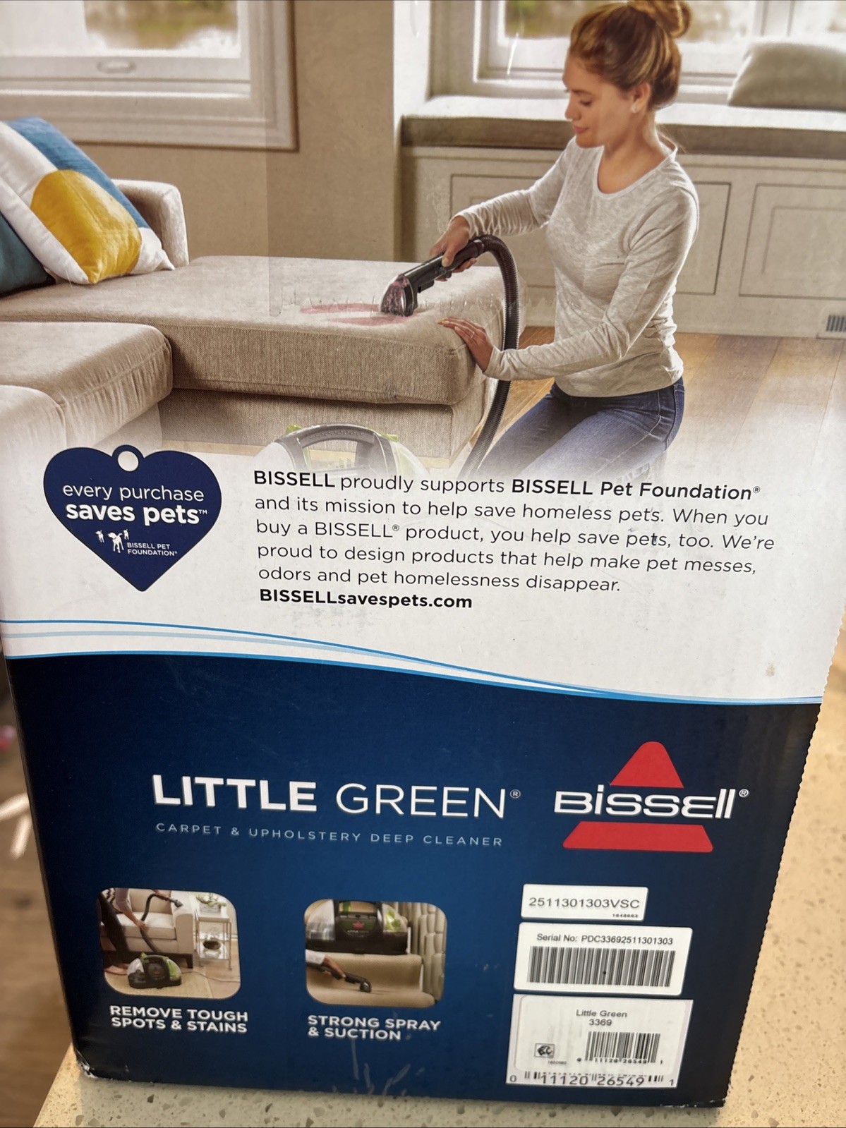 Bissell Little Green Pet Deluxe Portable Cleaner + Car/Auto Detailer, Sealed New