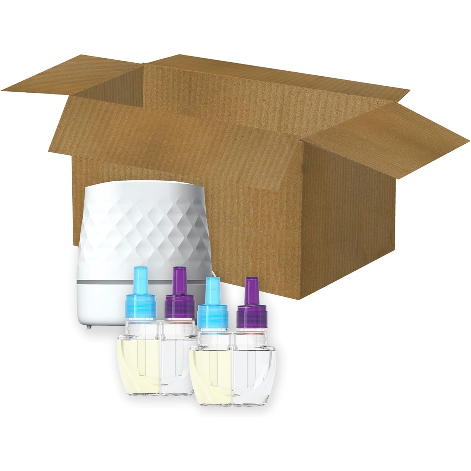 2 BOXES- Febreze Plug Scent Booster Starter Kit, -NEW
