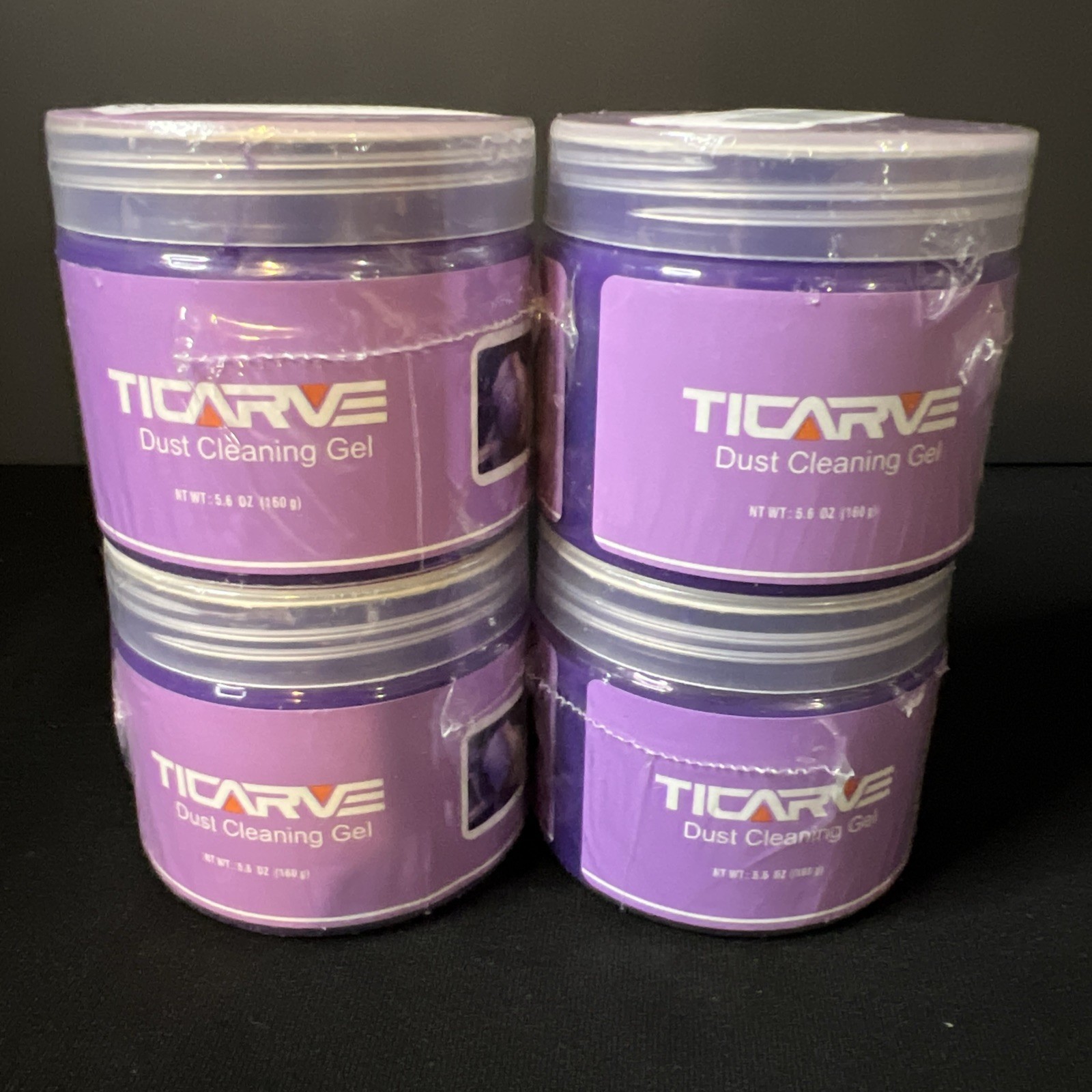 TICARVE Cleaning Gel for Car Detailing Putty Car Vent- Purple LOT OF 4 –