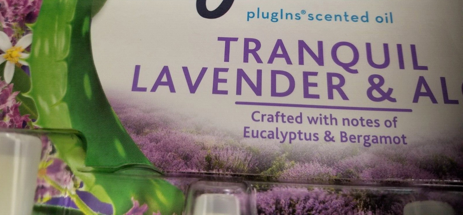 AIRWICK LAVENDER & ALOE SCENTED, PLUG-IN (9-0.71 oz REFILLS ONLY), 9 REFILLS