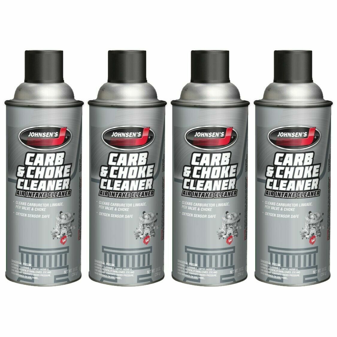 Johnsen’s 4641 VOC Compliant Carburetor Cleaner Spray – 10 oz. 10 Ounce 4 PACK