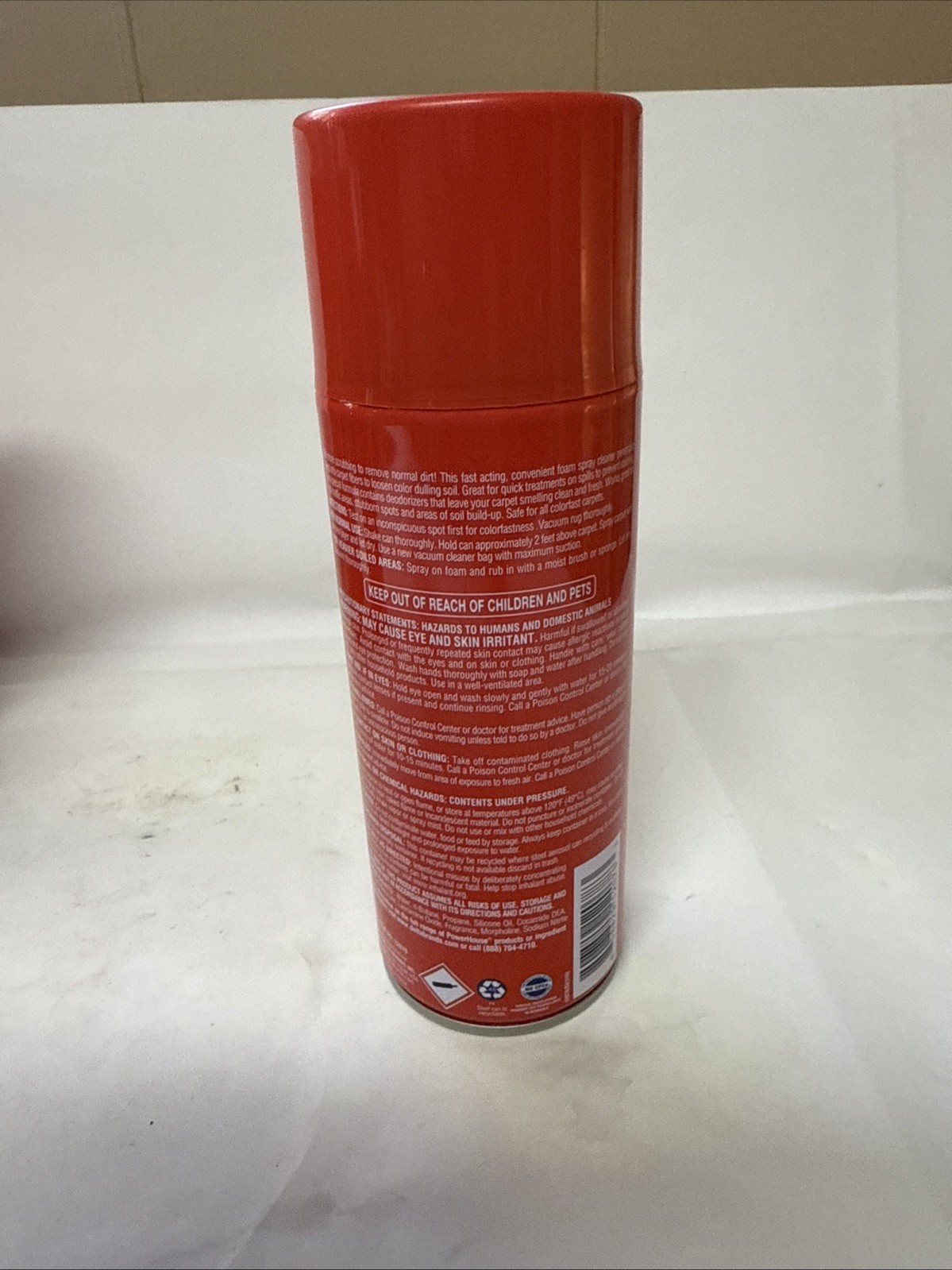 Lot 4 PowerHouse Carpet Cleaner 10Fl Oz Removes Spots Stain Fights Odors