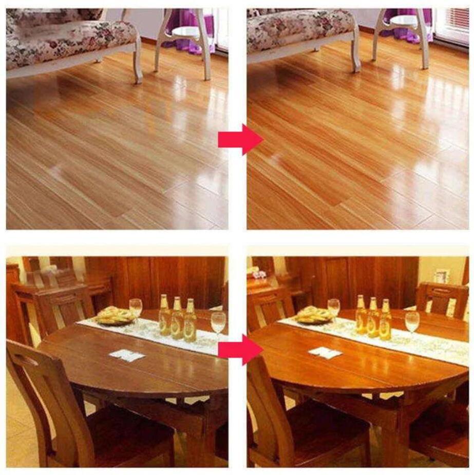 Beeswax Polish Conditioner for Wood Furniture Restorer Wood Wax with Sponges