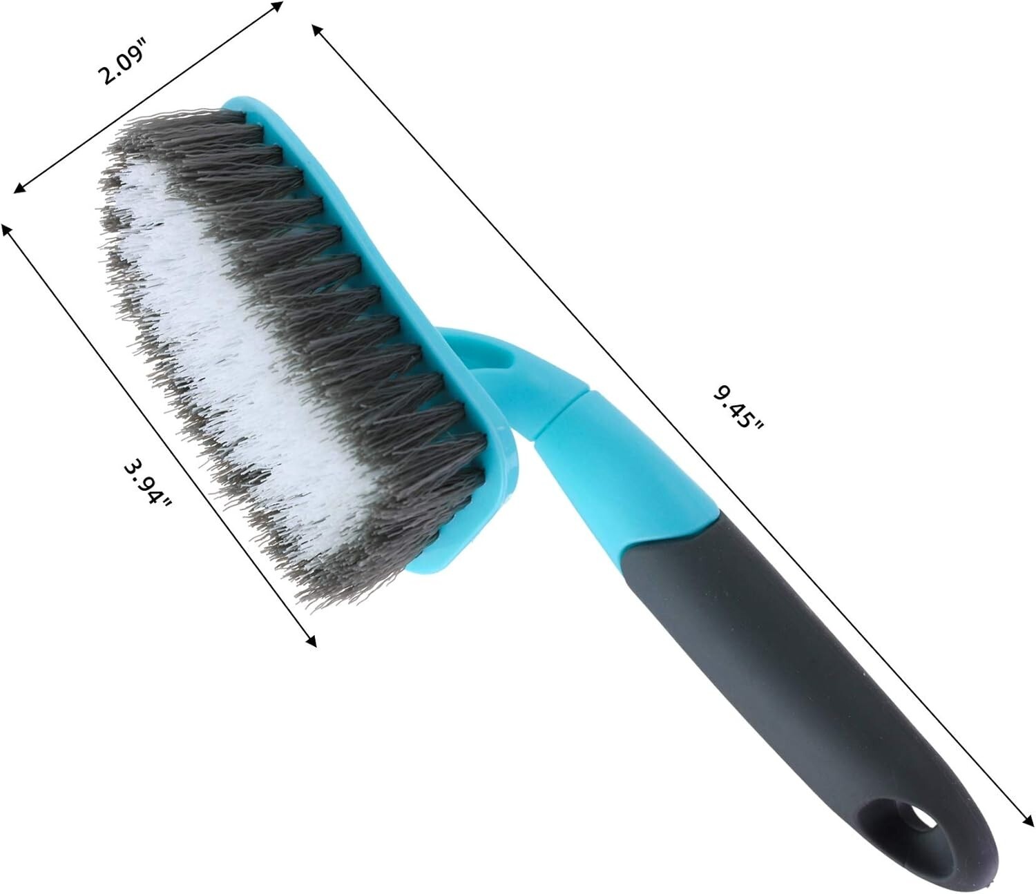 2-Pack Scrub Brush for Cleaning with Long Handle, Medium Firm Brush Bathroom NEW