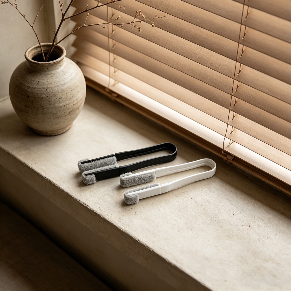 2Set Durable Blinds Cleaning Tool with Double Ended Brush for Window Shutters