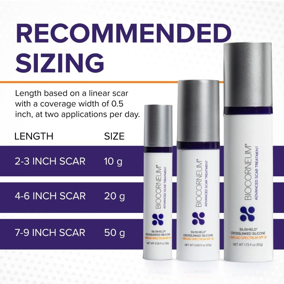 Advanced Scar Treatment with Silishield? & SPF 30 10g ?C Made in the USA, Fast-