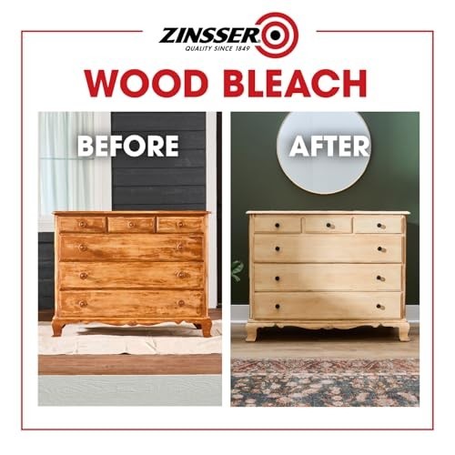 Zinsser 300451 Wood Bleach, Part A and B, 8 Ounce (Pack of 2)