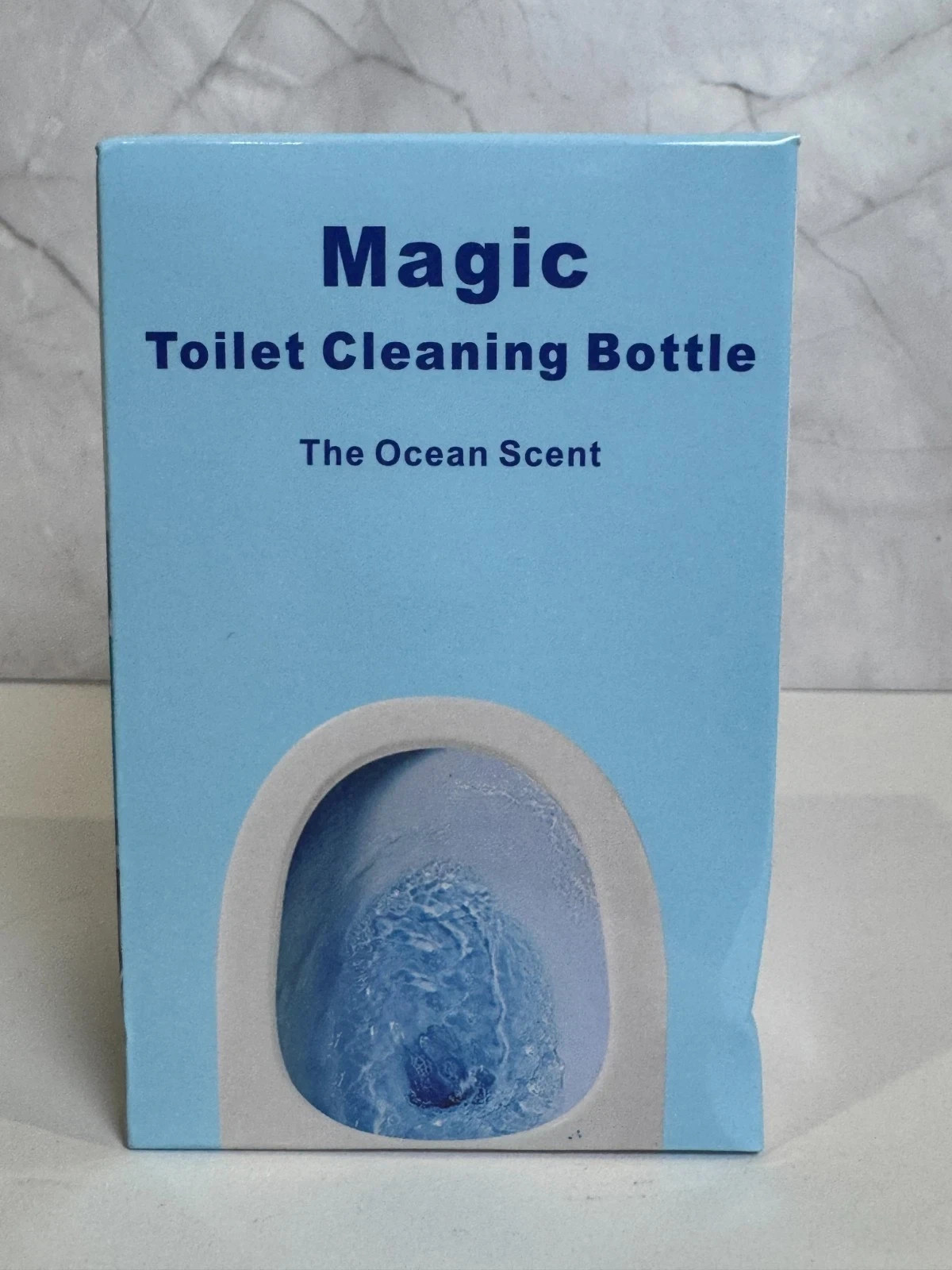 Magic Toilet Cleaning Bottle Ocean Scent Tank Cleaner Gel Freshener New