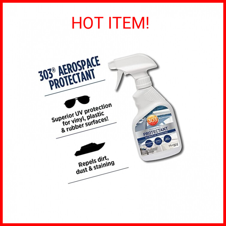 303 Products Marine Aerospace Protectant – UV Protection – Repels Dust, Dirt, &
