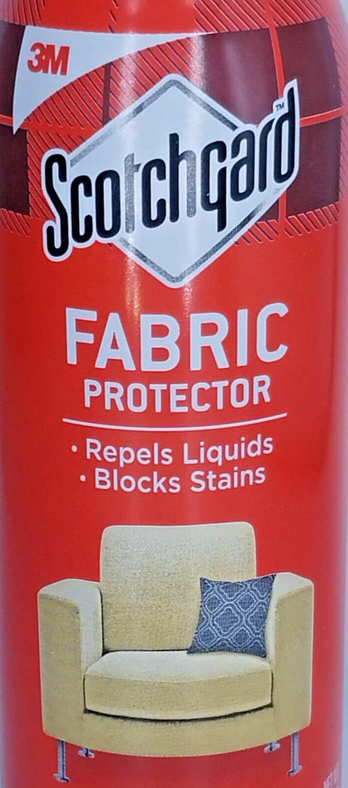 NEW NOS Scotchgard 3M Fabric Protector 10 oz Can, Repels Liquids & Blocks Stains