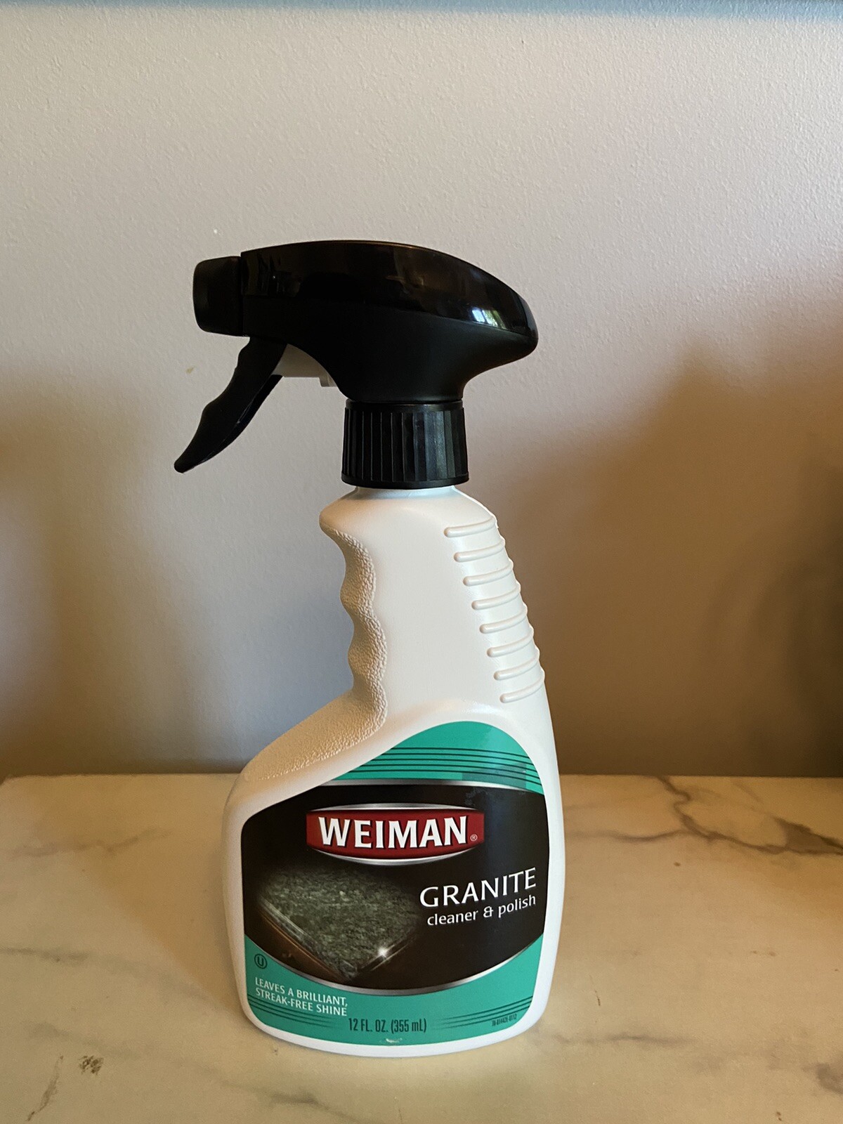 WEIMAN Granite Marble Quartz Cleaner & Polish 12 oz Spray Original Formula