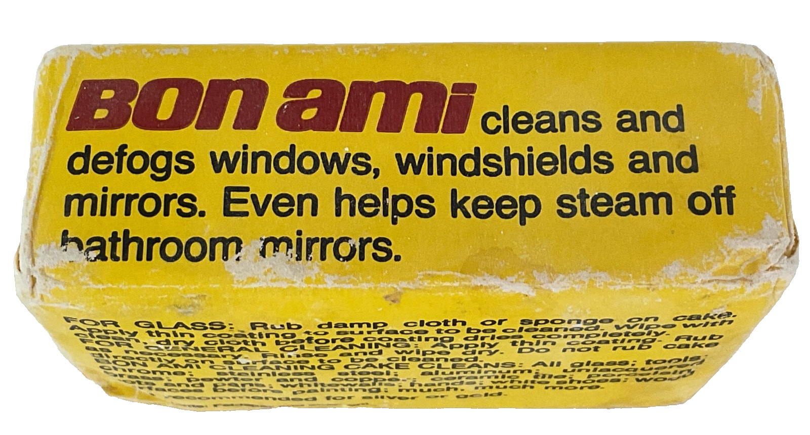 Bon Ami Cleaning Cake Original Miracle Cleaner 8 Oz Bar Vintage