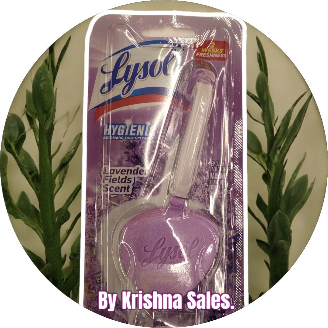 1 LYSOL HYGENIC Lavender Fresh Scent AUTOMATIC TOILET BOWL CLEANER BLUE CLIP ON