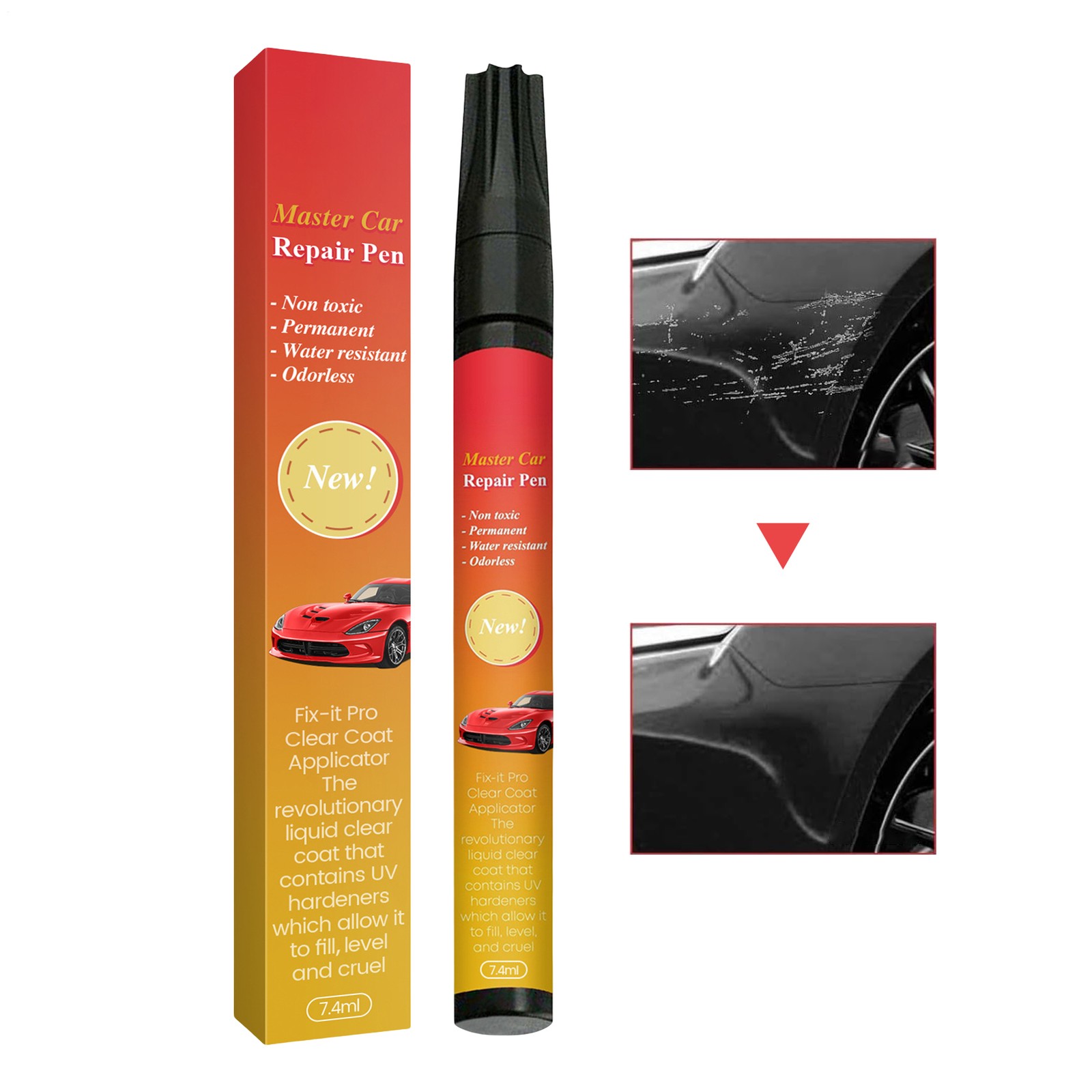 Upgraded Magic Car Scratch Removal Pen Auto Paint Scratch Repair Filler Remover