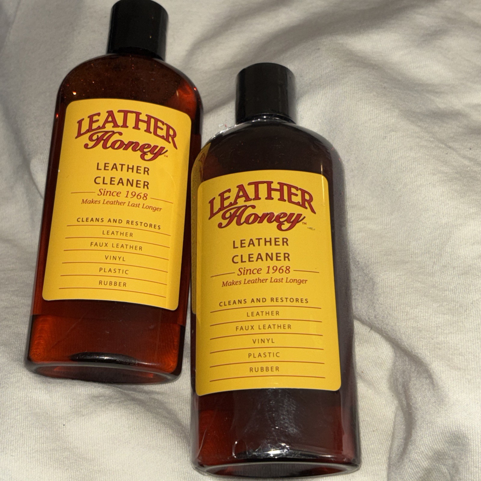 2 Leather Honey Leather Cleaner Non-Toxic 8FL OZ EACH NEW