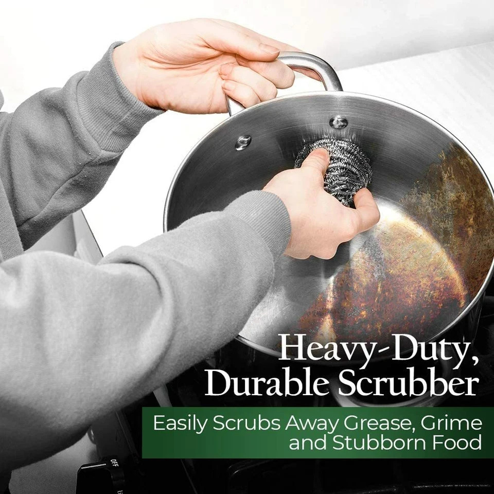 Stanley Home Products Stainless Steel Kitchen Scouring Cleaners (2 Cleaners)