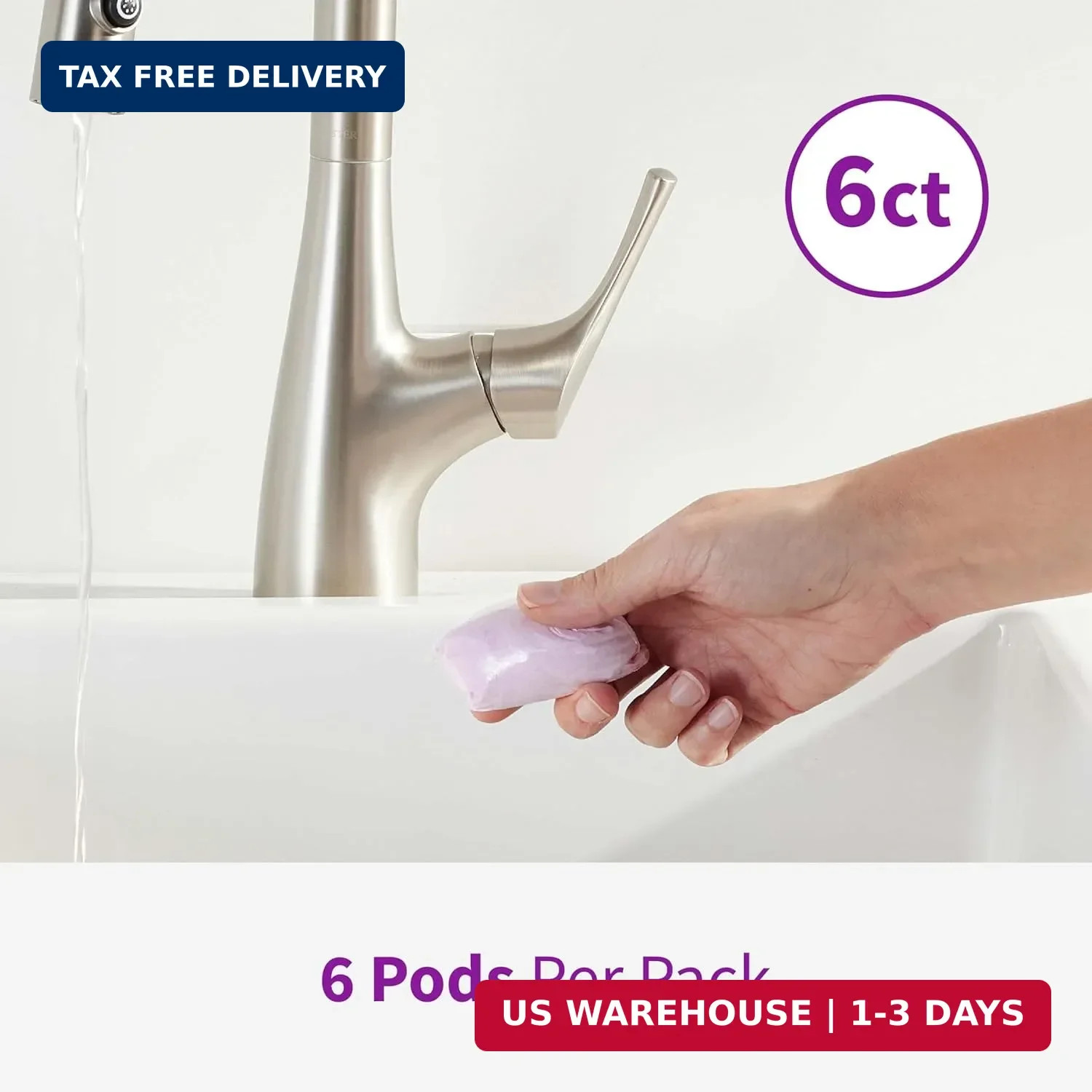 Rejuvenate Disposal Cleaner, 6 Pods, Lavender-Scented Disposal and Pipe Cleaner